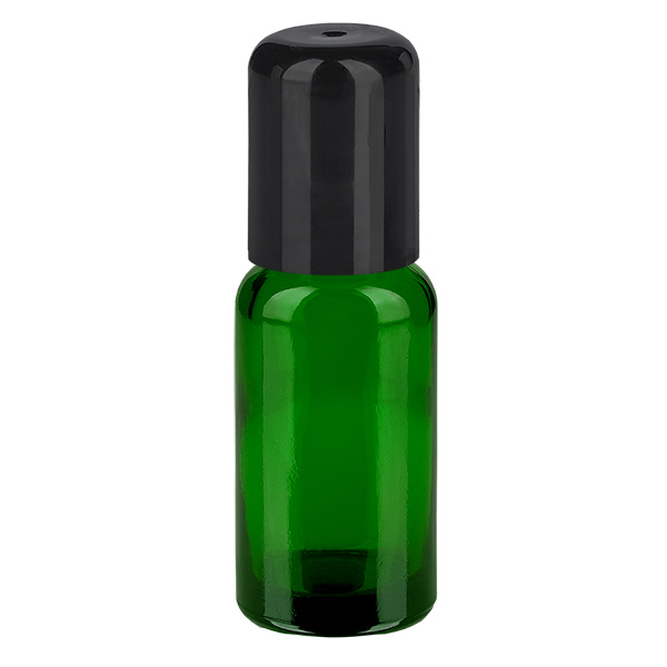 Flacone roll-on da 20 ml nero STD GreenLine UT18/20 Flacone roll-on da 20 ml nero STD GreenLine UT18/20