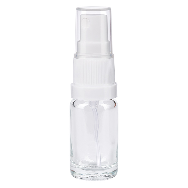 Flacone spray da 10 ml bianco/tr. STD ClearLine UT18/10 Flacone spray da 10 ml bianco/tr. STD ClearLine UT18/10