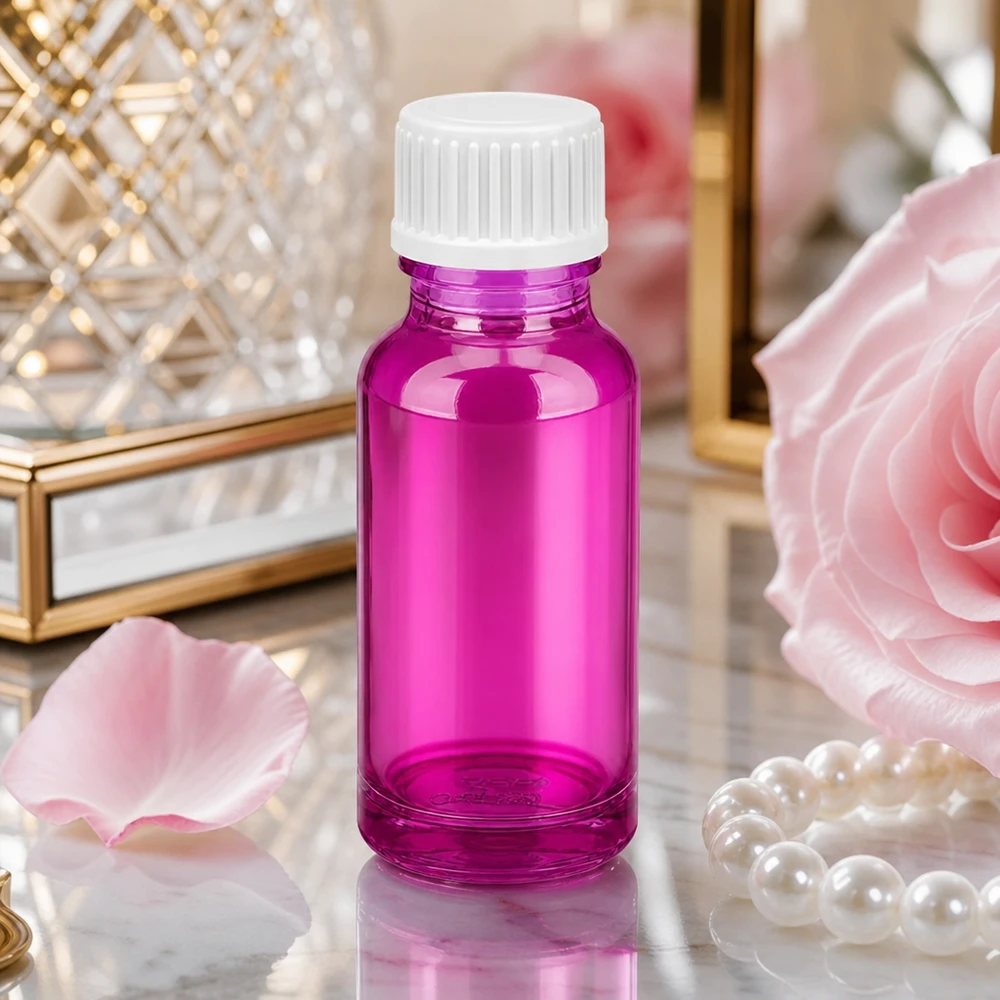 20ml Tropfflasche 0.9mm weiss Standard PurpleLine. UT18/20 Handliche 20ml Tropfflasche Purple mit ergonomischem Design für einfache Handhabung