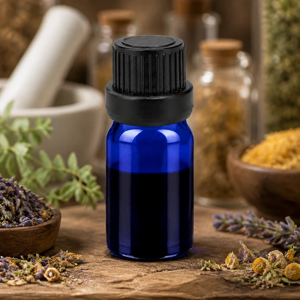Pratico flacone da 5 ml dal design ergonomico, perfetto per i cosmetici fai da te e le erbe medicinali
