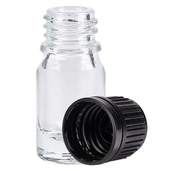 Bottiglia da 5ml 11mm SV nero OV ClearLine UT18/5 Bottiglia da 5ml 11mm SV nero OV ClearLine UT18/5