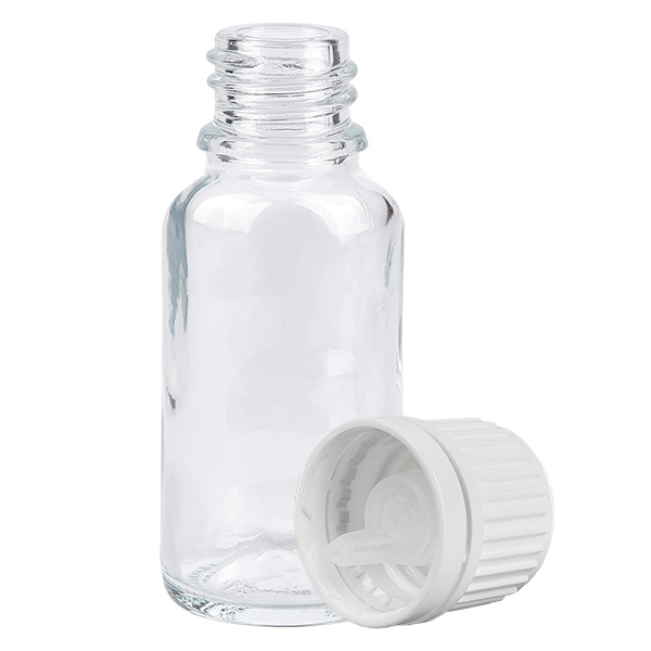 Flacone contagocce da 20 ml 0,7 mm bianco OV ClearLine UT18/20 Flacone contagocce da 20 ml 0,7 mm bianco OV ClearLine UT18/20