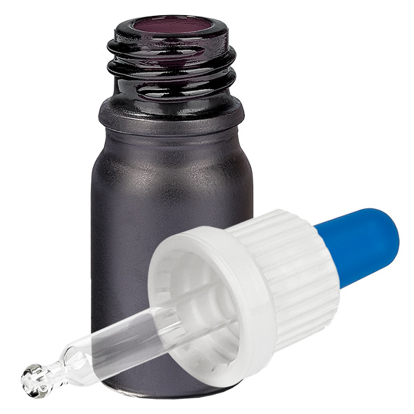 Flacone per pipette da 5 ml bianco/blu OV BlackLine UT18/5 Flacone per pipette da 5 ml bianco/blu OV BlackLine UT18/5