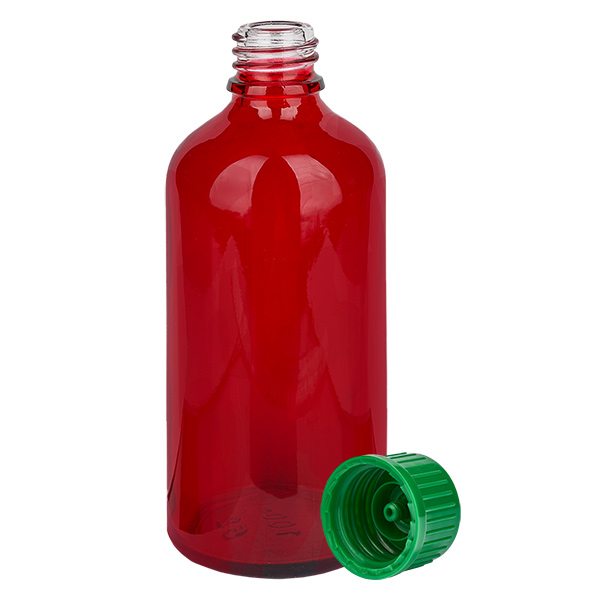 100ml Flasche 11mm Schraubverschluss grün Standard RedLine UT18/100