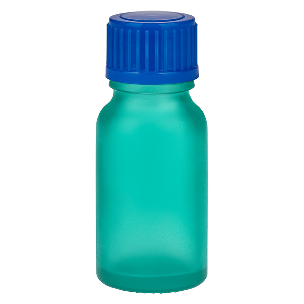 10ml Flasche 11mm Schraubverschluss blau Standard GreenLine UT18/10