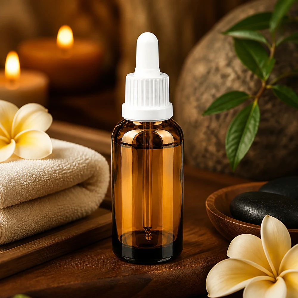 Flacone professionale in vetro da 30 ml con tappo contagocce adatto a laboratori e farmacie