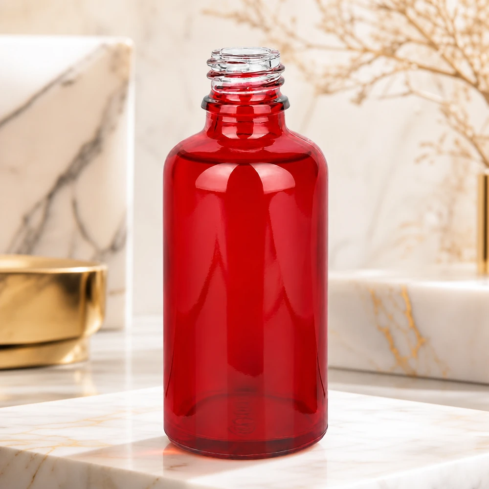 Flacon à pharmacie 50ml RedLine UT18/50 UNiTWIST Bouteille de pharmacie Premium RedLine UT18/50 avec surface lisse pour un nettoyage hygiénique