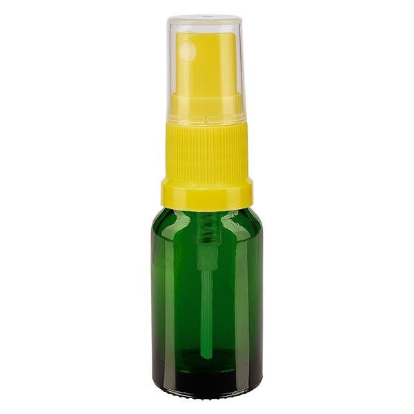 Flacone da 10ml verde STD giallo/trasparente apoGlas Flacone da 10ml verde STD giallo/trasparente apoGlas