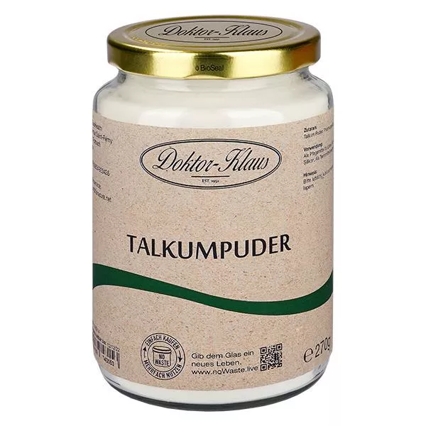 Talco in polvere 270g Doktor-Klaus noWaste Talco in polvere 270g Doktor-Klaus noWaste