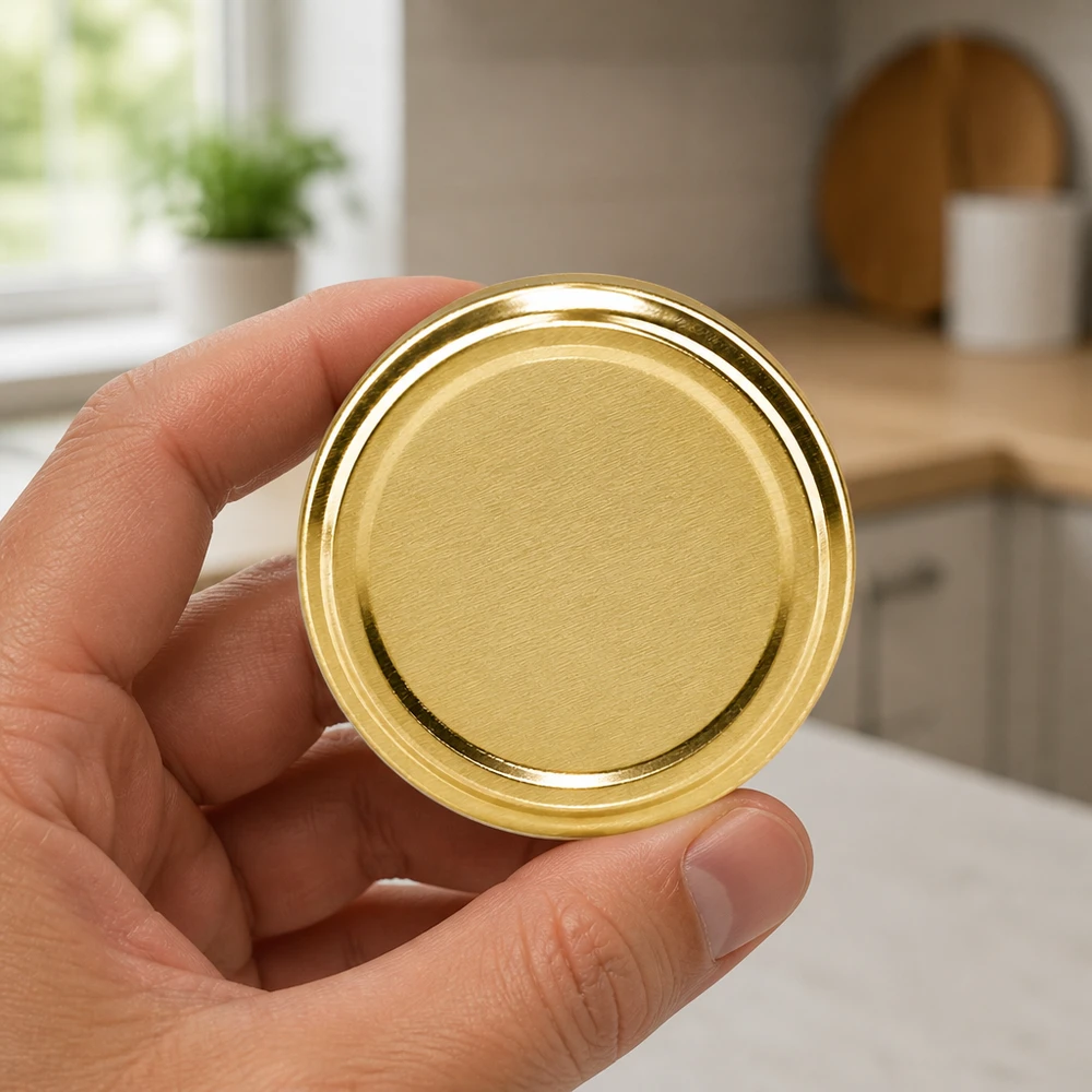 UNiTWIST Metalldeckel 82mm gold glänzend BioSeal Verschluss für Konservengläser