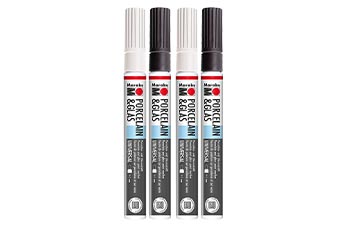 Weisse & schwarze Malstifte