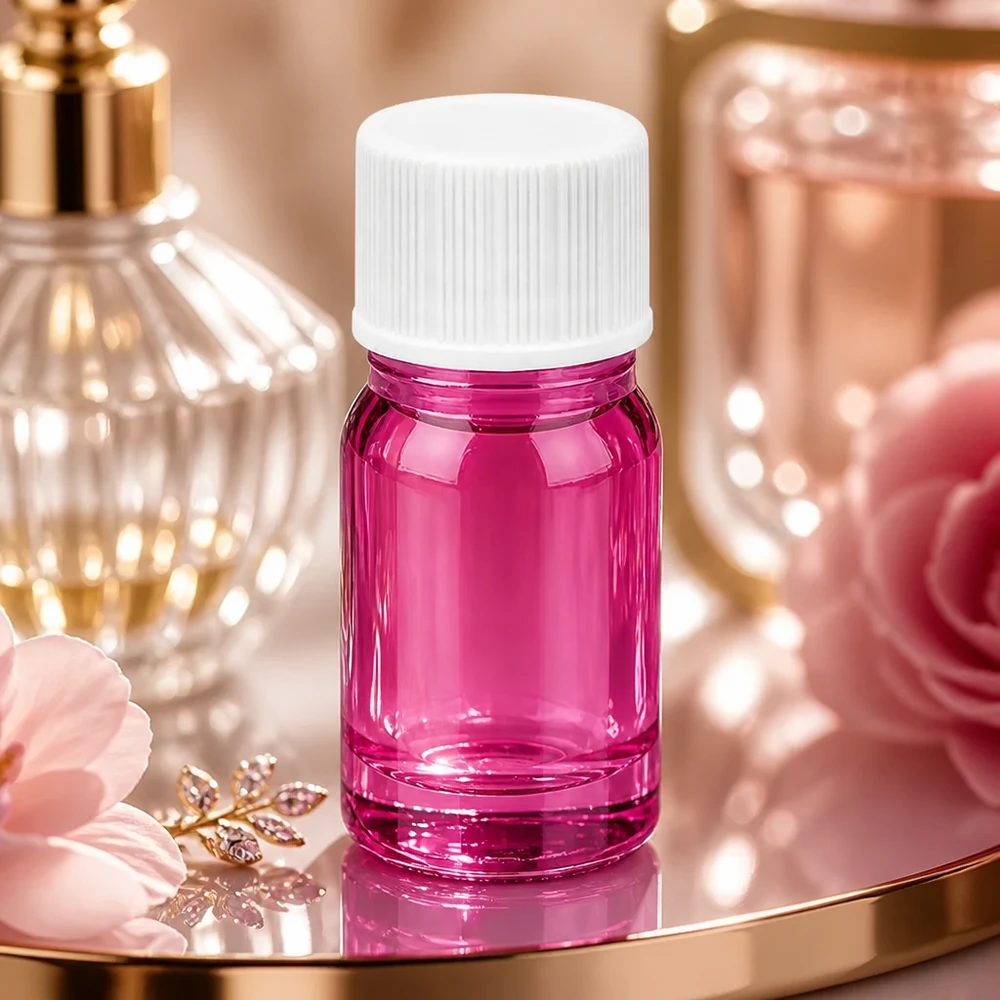 5ml Flasche 11mm Schraubverschluss weiss Standard PurpleLine UT18/5 5ml Universalflasche aus robustem Violettglas mit kindersicherem Verschluss für Hausapotheke