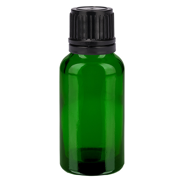 20ml Flasche 11mm Schraubverschluss schwarz Originalitätsverschluss GreenLine UT18/20