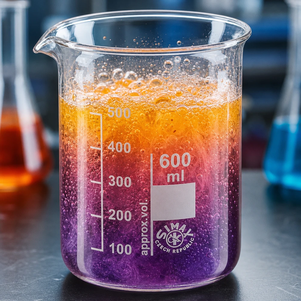 Bicchiere 600ml in vetro borosilicato, forma bassa Bicchiere trasparente da 600 ml di forma bassa con pratico beccuccio in vetro borosilicato di alta qualità