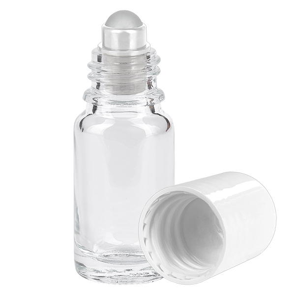Flacone roll-on da 10 ml bianco STD ClearLine UT18/10 Flacone roll-on da 10 ml bianco STD ClearLine UT18/10