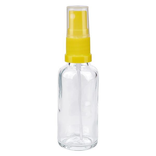 Flacone spray trasparente 30ml STD giallo/trasparente apoGlas Flacone spray trasparente 30ml STD giallo/trasparente apoGlas