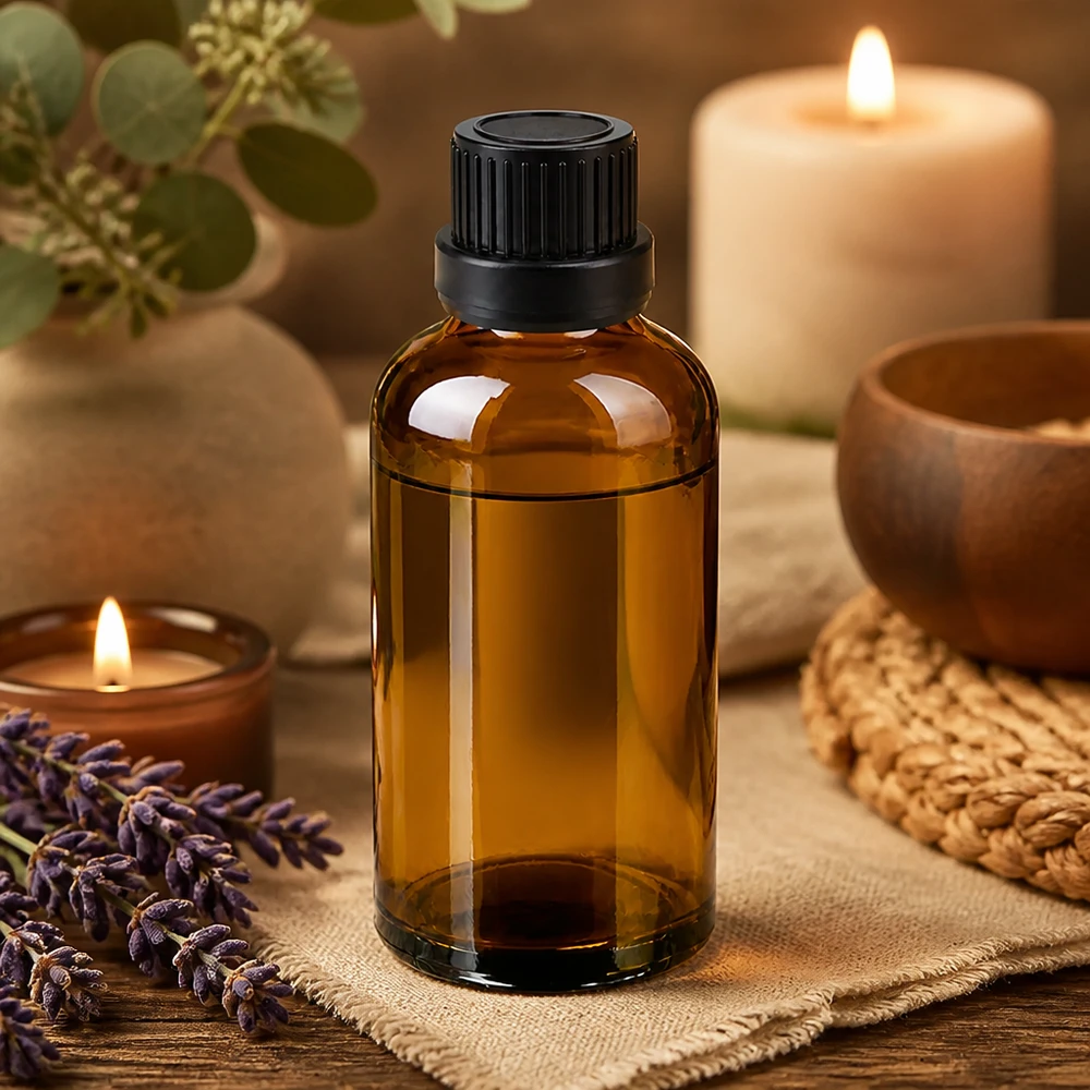50ml goutte à goutte. 2mm noir OV BrownLine UT18/50 Bouteille compte-gouttes marron élégante de 50 ml pour une conservation professionnelle des essences