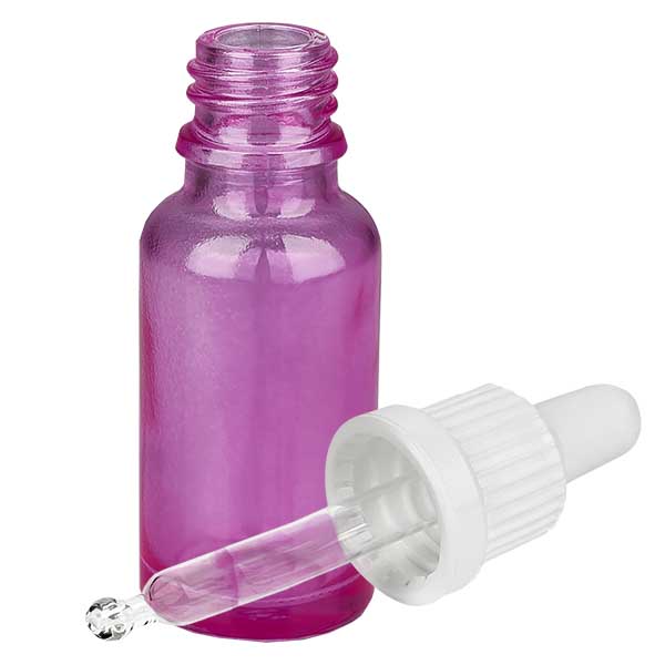 20ml Pipettenflasche weiss Originalität Schraubverschlusserschluss  PurpleLine UT18/20