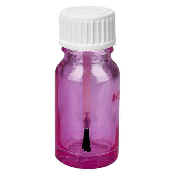 10ml Pinselflasche weiss Standard PurpleLine UT18/10