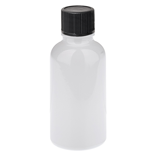 Flacone contagocce da 30 ml, tappo standard nero da 1 mm WhiteLine UT18/30 Flacone contagocce da 30 ml, tappo standard nero da 1 mm WhiteLine UT18/30
