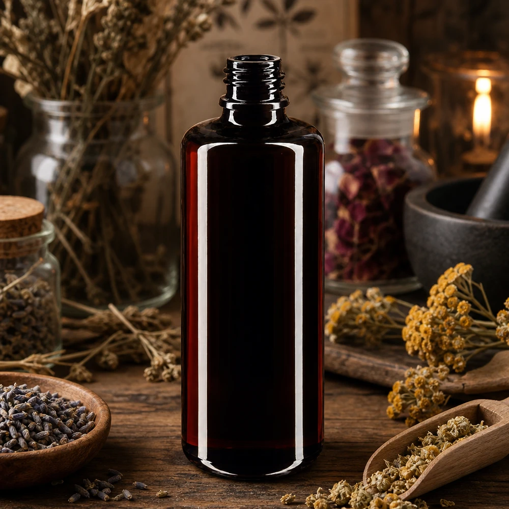 Violettglas Flasche 50ml DIN 18 (Mironglas) Vielseitige 50ml Miron Tropfflasche Orion aus Violettglas perfekt für Bachblüten und Globuli-Lösungen