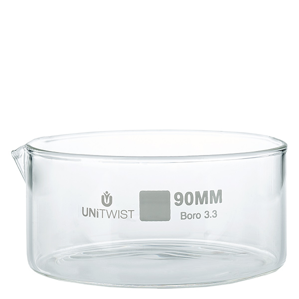 Piatto per cristallizzazione ø90 mm in vetro borosilicato UNiTWIST Piatto per cristallizzazione ø90 mm in vetro borosilicato UNiTWIST