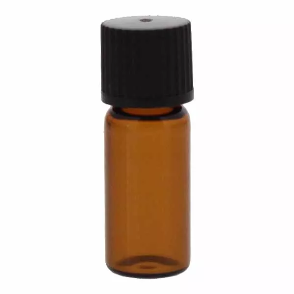 Flacons bruns filetés 1,5 à 2 ml, de 11,6 x 32 mm, livrés avec bouchon 136 noir et joint conique Flacons bruns filetés 1,5 à 2 ml, de 11,6 x 32 mm, livrés avec bouchon 136 noir et joint conique