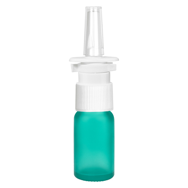 10ml Nasensprayflasche weiß/transparent Standardverschluss GreenL. UT18/10