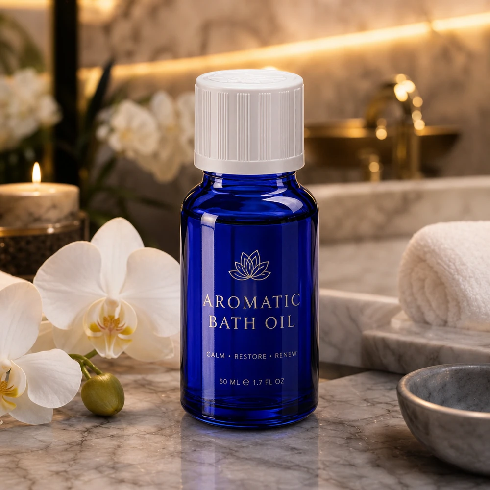 Apothekenflasche blau 10ml Tropfverschluss weiß Kindersicherung Standard Hochwertige blaue Glasflasche mit Kindersicherheitsverschluss und Tropfeinsatz für Aromaöle