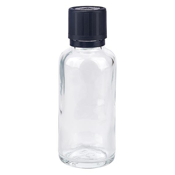 Contagocce trasparente da 30 ml. OV KiSi Bli nero/1mm ApoGlas Contagocce trasparente da 30 ml. OV KiSi Bli nero/1mm ApoGlas