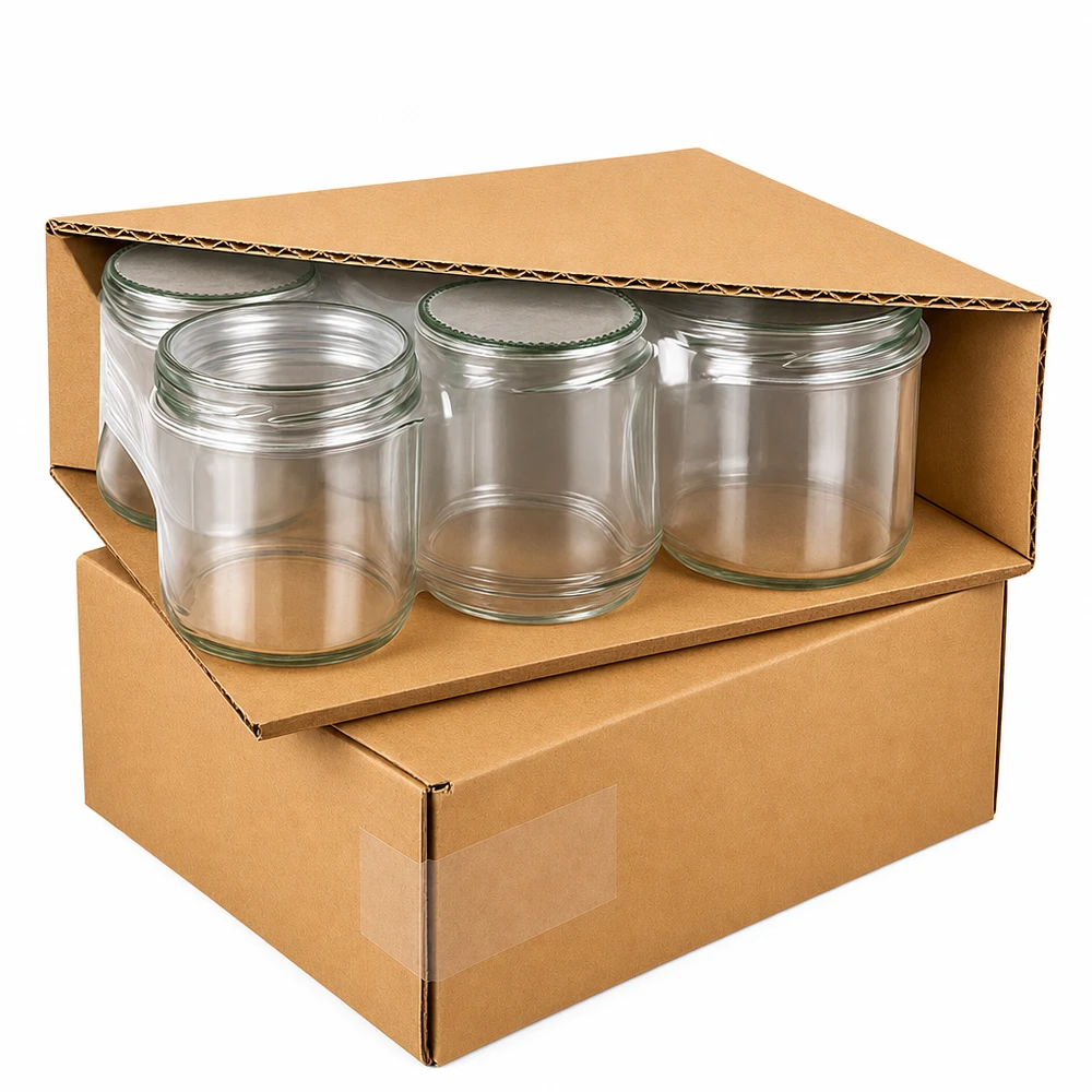 350ml Sturzglas + BasicSeal Deckel Blume rosa UNiTWIST Sturzgläser 350ml Verpackung Kartonbox Versand leere Einmachgläser transparent ohne Deckel Großhandel Set