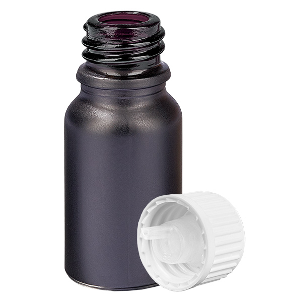Flacone contagocce da 10 ml 0,9 mm bianco STD BlackLine UT18/10 Flacone contagocce da 10 ml 0,9 mm bianco STD BlackLine UT18/10