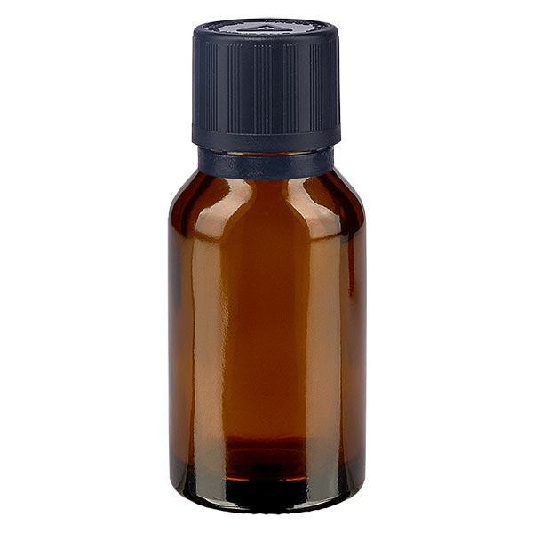 Flacone contagocce marrone da 15 ml. Pr. 1mm s. KiSi Bliw OV Flacone contagocce marrone da 15 ml. Pr. 1mm s. KiSi Bliw OV
