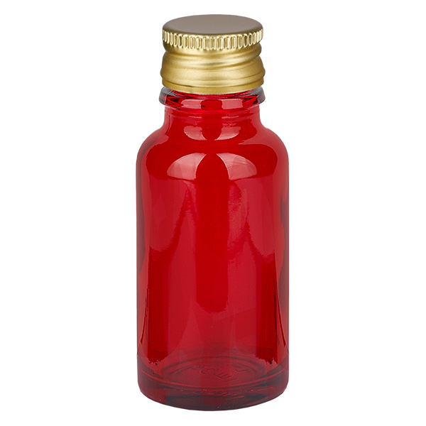 20ml Flasche 11mm Schraubverschluss Alu-Gold Standard RedLine UT18/20