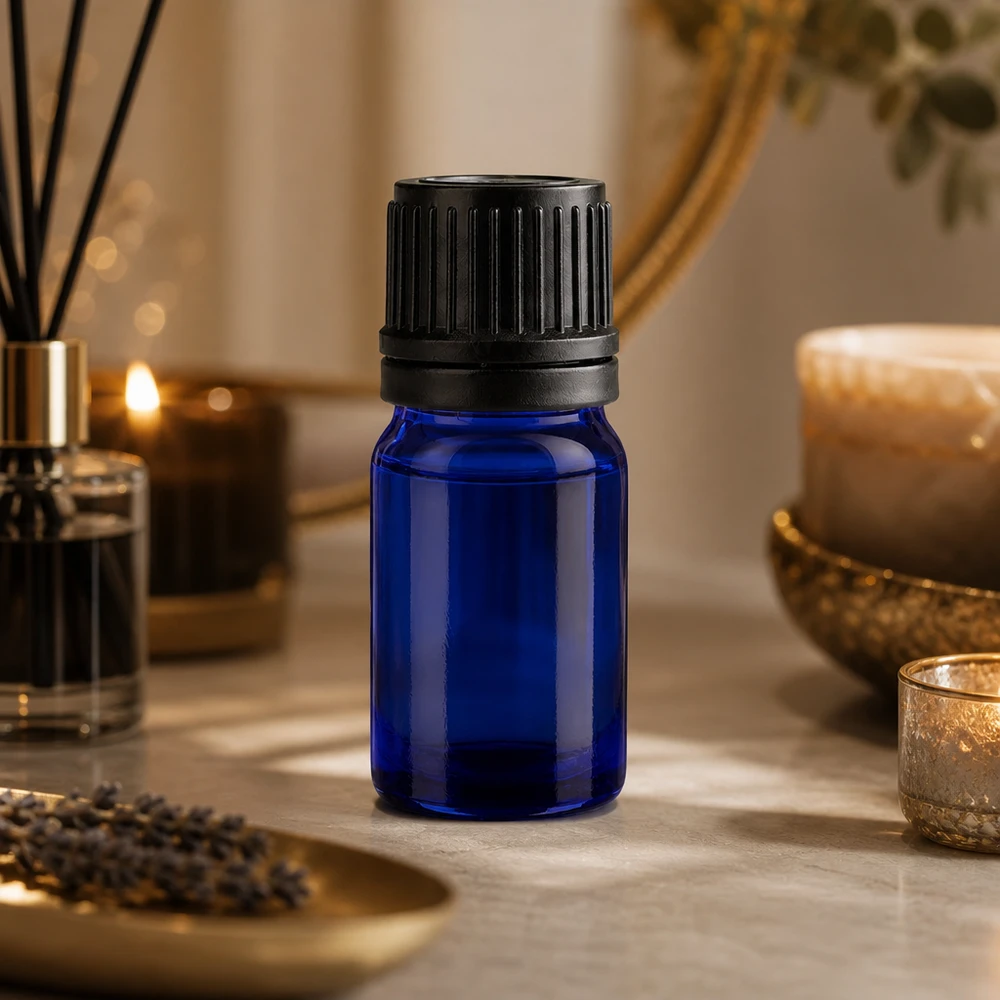 Pratico flacone da 5 ml dal design elegante, perfetto per i viaggi e gli spostamenti