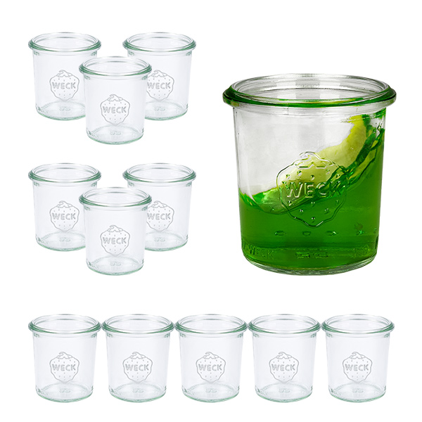 12er Set Weck Gläser 140 ml Sturzgläser 12er Set Weck Gläser 140 ml Sturzgläser
