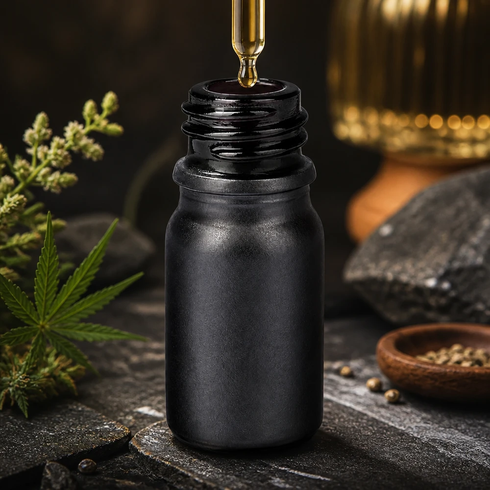 Moderna bottiglia per farmacisti da 5 ml BlackLine UT18/5 UNiTWIST con design professionale per laboratori