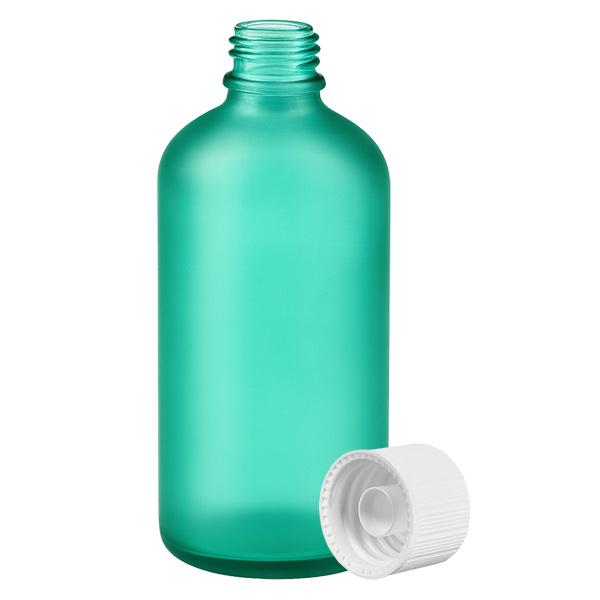 100ml Flasche 11mm Schraubverschluss weiß Standard GreenLine UT18/100