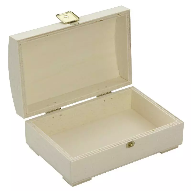 Holzbox (Truhe) mit gewölbten Deckel 15x10x6cm Holzbox (Truhe) mit gewölbten Deckel 15x10x6cm