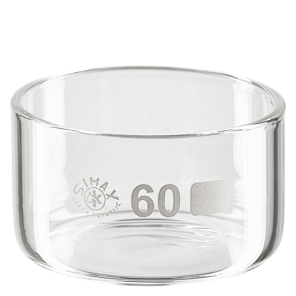 Bicchiere per cristallizzazione da 60 ml senza beccuccio Bo.. ø60mm Bicchiere per cristallizzazione da 60 ml senza beccuccio Bo.. ø60mm