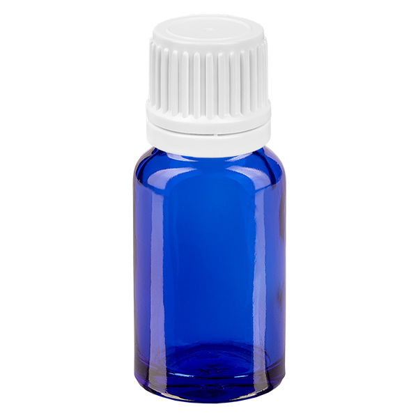 Flacon compte-goutte 10ml 0.7mm blanc OV BlueLine UT18/10