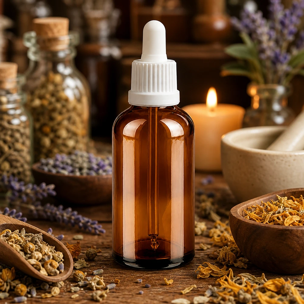 50ml Pipettenflasche weiß Originalitätsverschluss BrownLine UT18/50 50ml Braunglas-Tropfflasche mit ergonomischem Design für einfache Handhabung