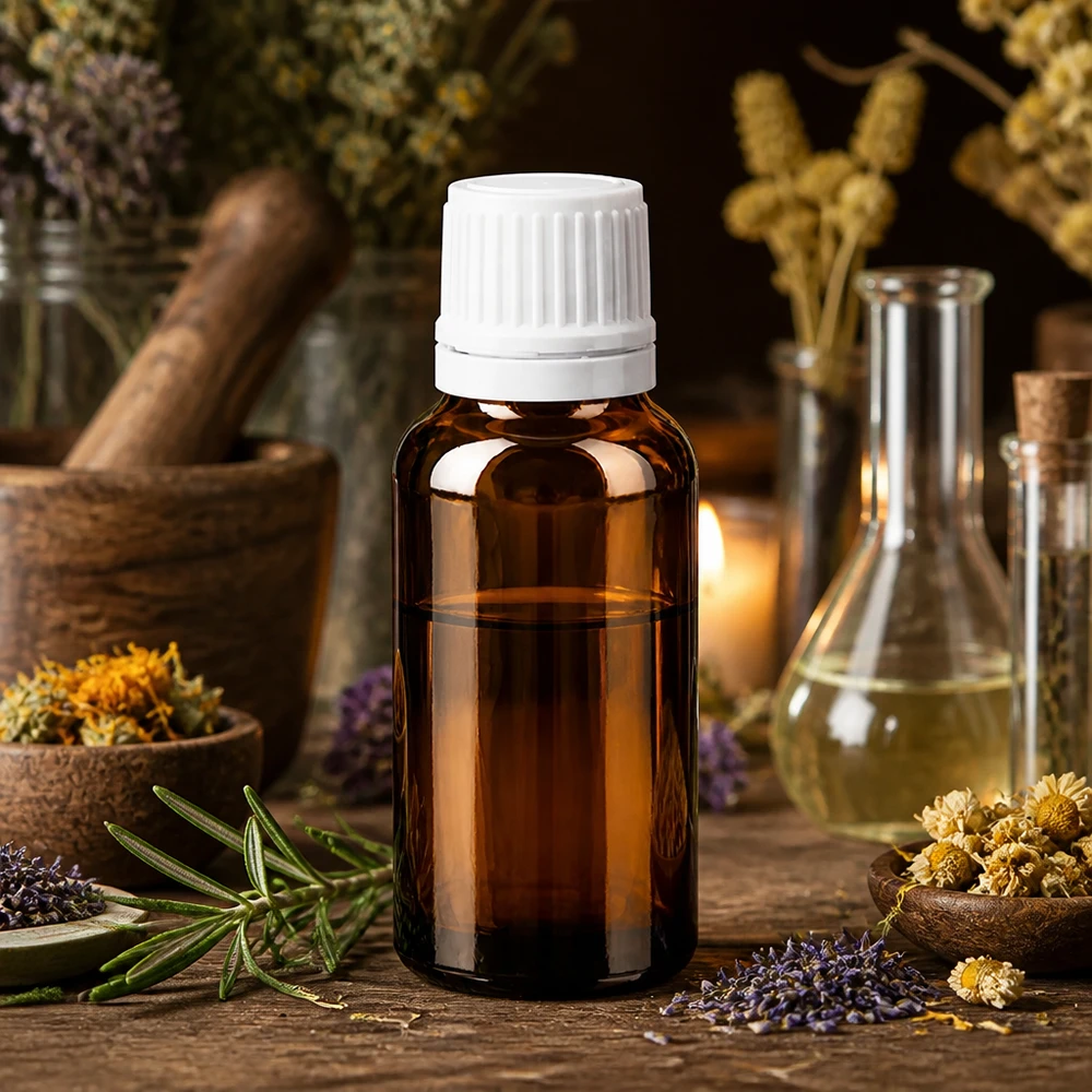 Apothekenflasche braun 20ml Tropfverschluss 1.2mm weiß Originalitätsverschluss Hochwertige 20ml Braunglas Tropfflasche mit dosierpräzisem 0.7mm Einsatz für homöopathische Tinkturen