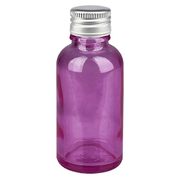 30ml Flasche 11mm Schraubverschluss Alu-Silberer Standard PurpleLine.UT18/30