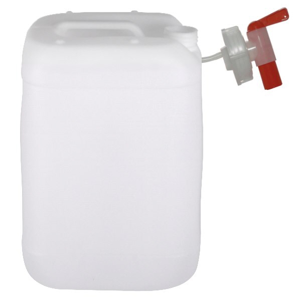 Tanica da 30 litri con rubinetto di scarico Tanica da 30 litri con rubinetto di scarico