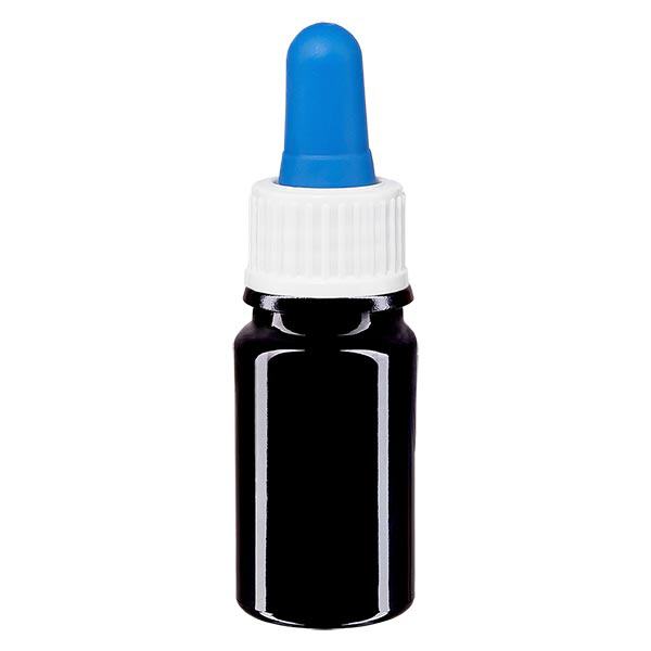 Flacone farmacia viola 5ml pipetta bianco/blu pc Flacone farmacia viola 5ml pipetta bianco/blu pc