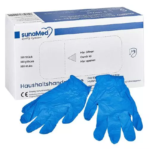 Carton de 100 gants jetables SunaMed taille S