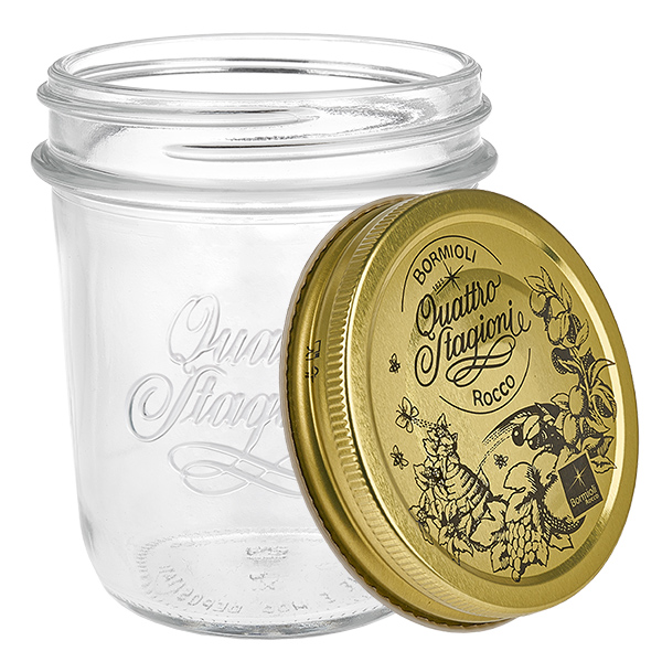 320ml Sturzglas "Quattro Stagioni" mit Deckel