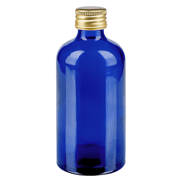100ml Flasche 11mm Schraubverschluss Alu-Go Standard BlueLine UT18/100