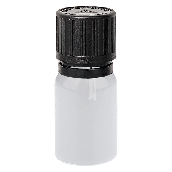 5ml Tropfflasche 1mm schwarz Originalitätsverschluss Kindersicherung Blindenwarnsymbol WhiteLine UT18/5